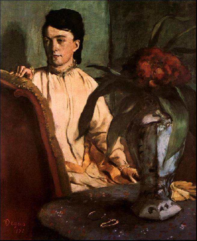 Edgar Degas Seated Woman oil painting picture